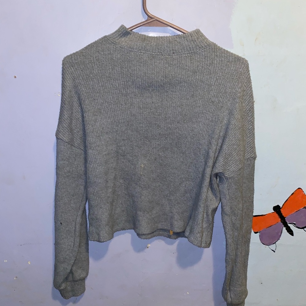 Cropped turtle neck